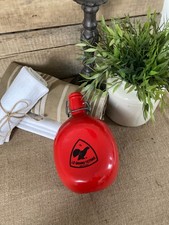 326⚜️ Ancienne Gourde Rouge 1 Litre Le Grand Tetras Made In France Hauteur 20 Cm