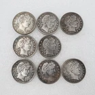 Lot of 8 Nice Barber Dollar High Grade High Grade A++++