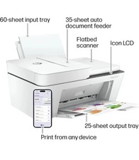 BRAND NEW HP DeskJet 4255e Wireless All-in-One Inkjet Printer
