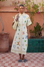Alemais linen blend high waisted shirt, Sidi shirt skirt