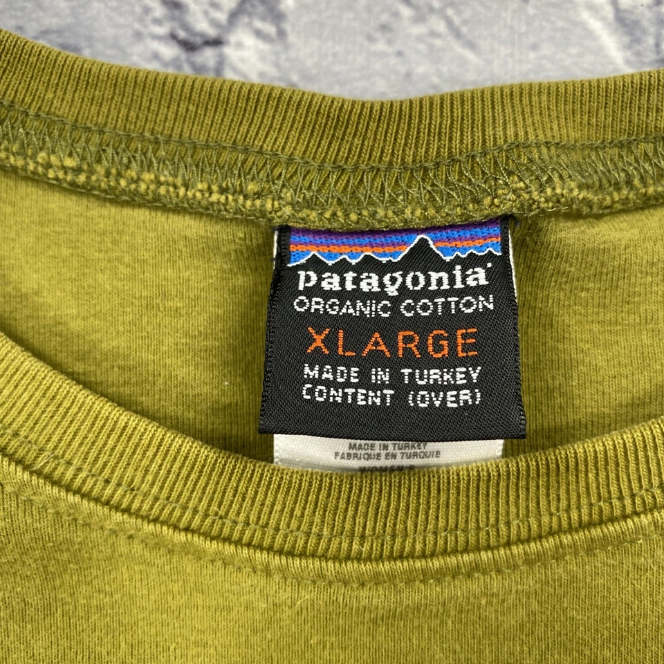 Camisa Patagonia Vintage Para Mujer XL Verde Floral Algodón Orgánico Duende Gorpcore Foto 3 de 4