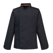 Image of Portwest Chef's Mesh Air Pro Jacket Long Sleeve Machine Washable Durable C838