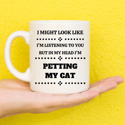 Streicheltasse Katzen | Katzengeschenke | Geschenke für Katzenliebhaber | Geburtstagstasse