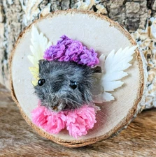 Mouse Head Taxidermy real curiositiy oddity Specimen craft crafting mount magnet