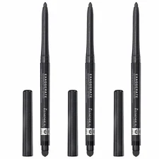 (3 Pack) NEW Rimmel Exaggerate Eye Definer, Starlit Black, 0.01 Ounces