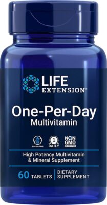 Life Extension, One-Per-Day Multivitamin, 60 Tabletten - Blitzversand