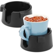 2 Pack Anti Spill Cup Holders, Adhesive Desk Cup Holder, Adjustable... Fast Ship