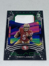 Trey Lance 2021 Black Futuristic Patch Rookie Jersey Number Match #5/25 1/1 RC