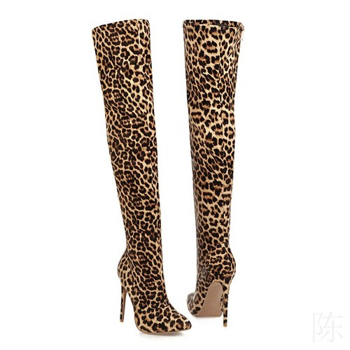 Stylish Womens Leopard Print Stilettos 