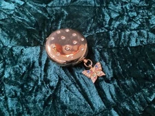 VTG ESTEE LAUDER rare Lucky Butterfly Compact w/Rhinestones includes powder