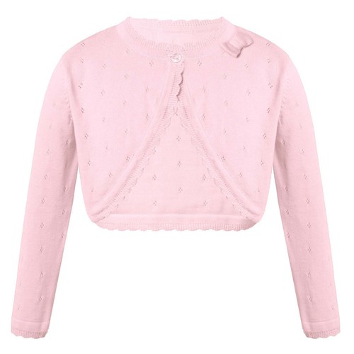 Girls Kid Tops Ballet Dance Wrap Long Sleeve Shrug Warm Up Knit Sweater Cardigan - Picture 33 of 50