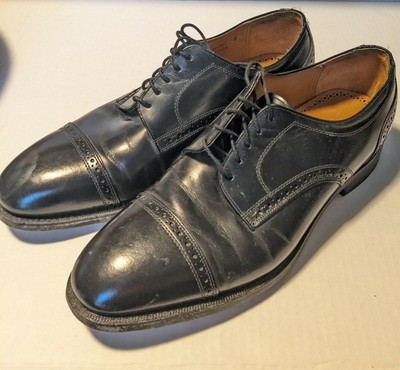 Johnston & Murphy men’s capped toe black leather oxfords   SZ. 9.5 D/B Amazon.com | Johnston & Murphy Men main image 3