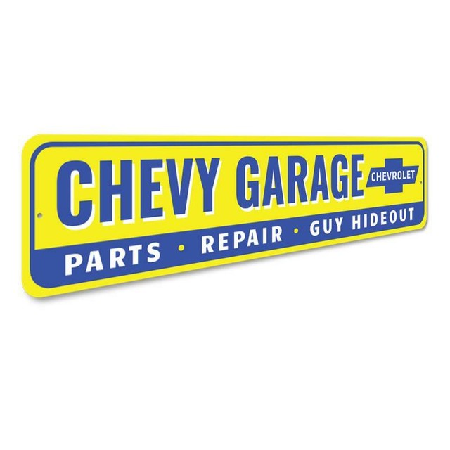 Chevy Garage Sign Officially License Product | eBay