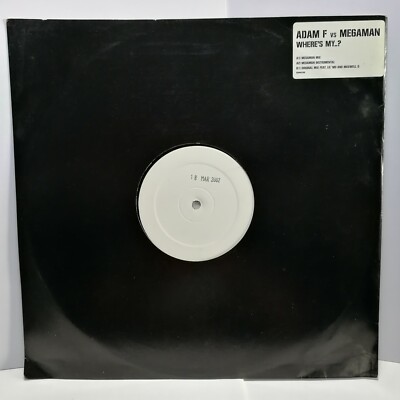 Adam F Megaman  Maxwell D   Where's My...? 12'' Promo Vinyl UKG UK Garage 2002