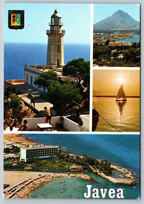 Javea Alicante Spain Multi-View Postcard UNPOSTED