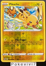Carte Pokemon PIKACHU 049/195 REVERSE Epée et Bouclier  12 EB12 FR NEUF