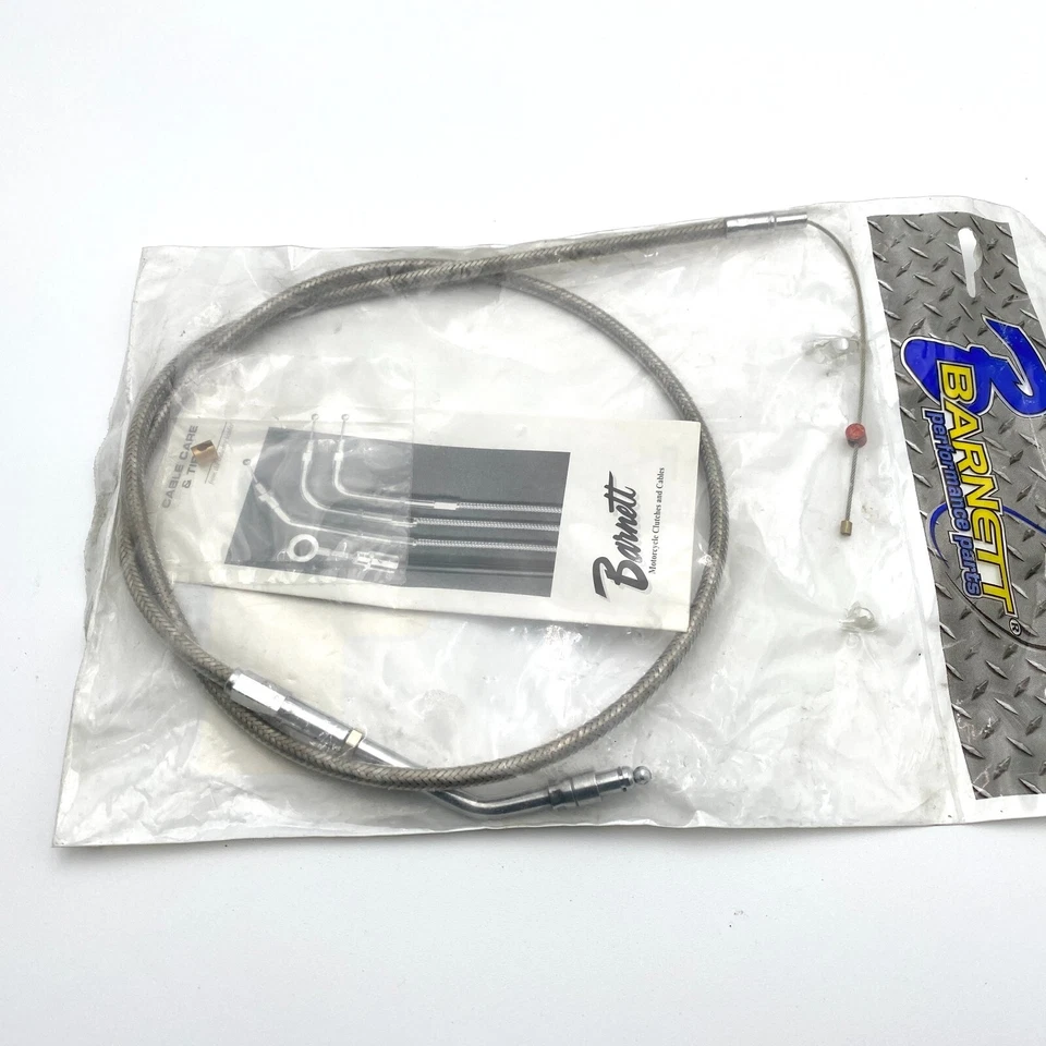 Barnett 306-96SC Stainless Steel Idle Cable 96-03 Harley FXSTS Softail Springer - Image 4 of 4