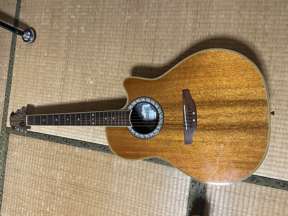 Electric Acoustic Guitar Celebrity by Ovation CS 157 Natural