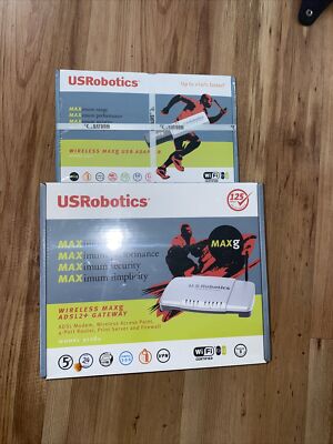 U.S.Robotics Wireless MAXg Router +Wireless MAXg USB Adapter
