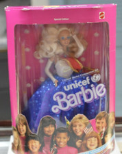 1989 Mattel Barbie unicef Barbie Doll in Box 1920