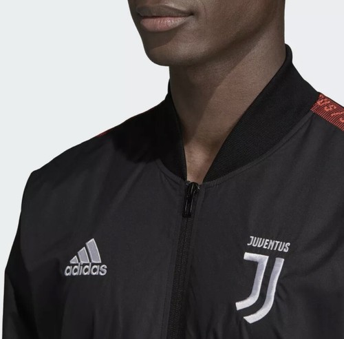 Adidas Juventus Anthem Bomber Jacket DX9210 Black/Turbo Mens Size Small  192616448090 | eBay