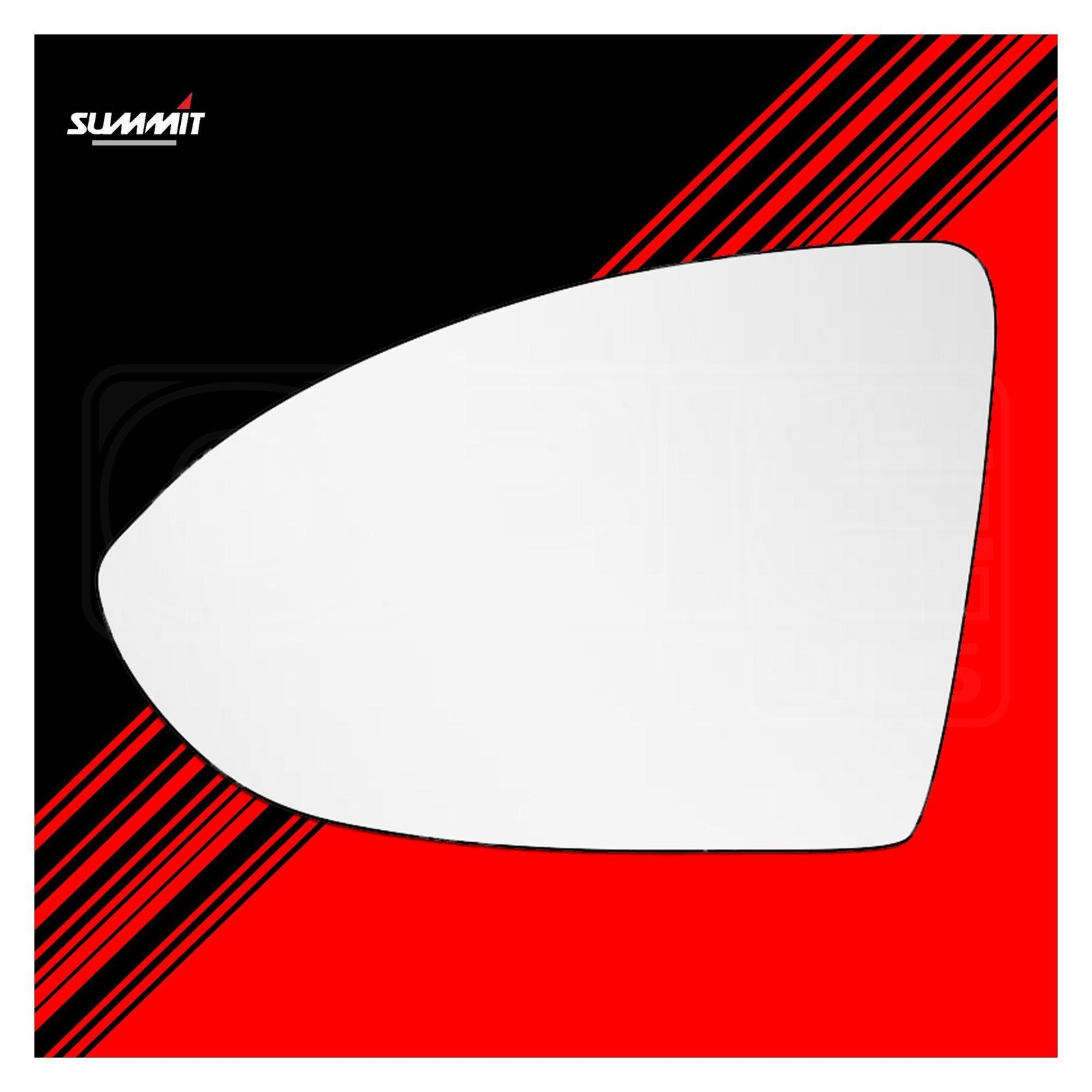 Replacement Mirror Glass - Summit SRG-1021 - Fits VW Golf Mk 7 13 on LHS