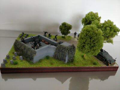 DIORAMA UNIKAT 1:72 7. Mai 1940 Aufmarsch zum Fall Gelb - Frankreichfeldzug