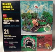 Vintage Talking ViewMaster Reels Charlie Brown's Summer Fun PEANUTS Complete