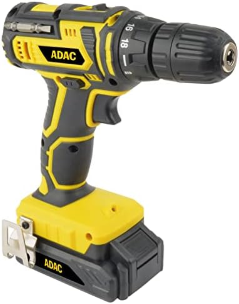 ADAC M17692 20V Cordless Drill in Case with Accessories