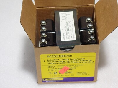 9070T100D65 SQUARE D CONTROL TRANSFORMER NEW