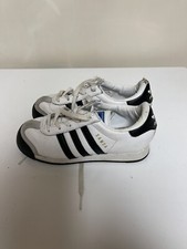 Adidas Kids Samoa Sneakers Size 3 PYV 702001 White Black No Insoles