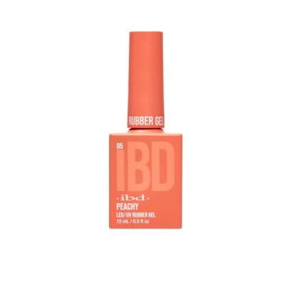 ibd Rubber Gel Polish 05 Peachy 0.5oz