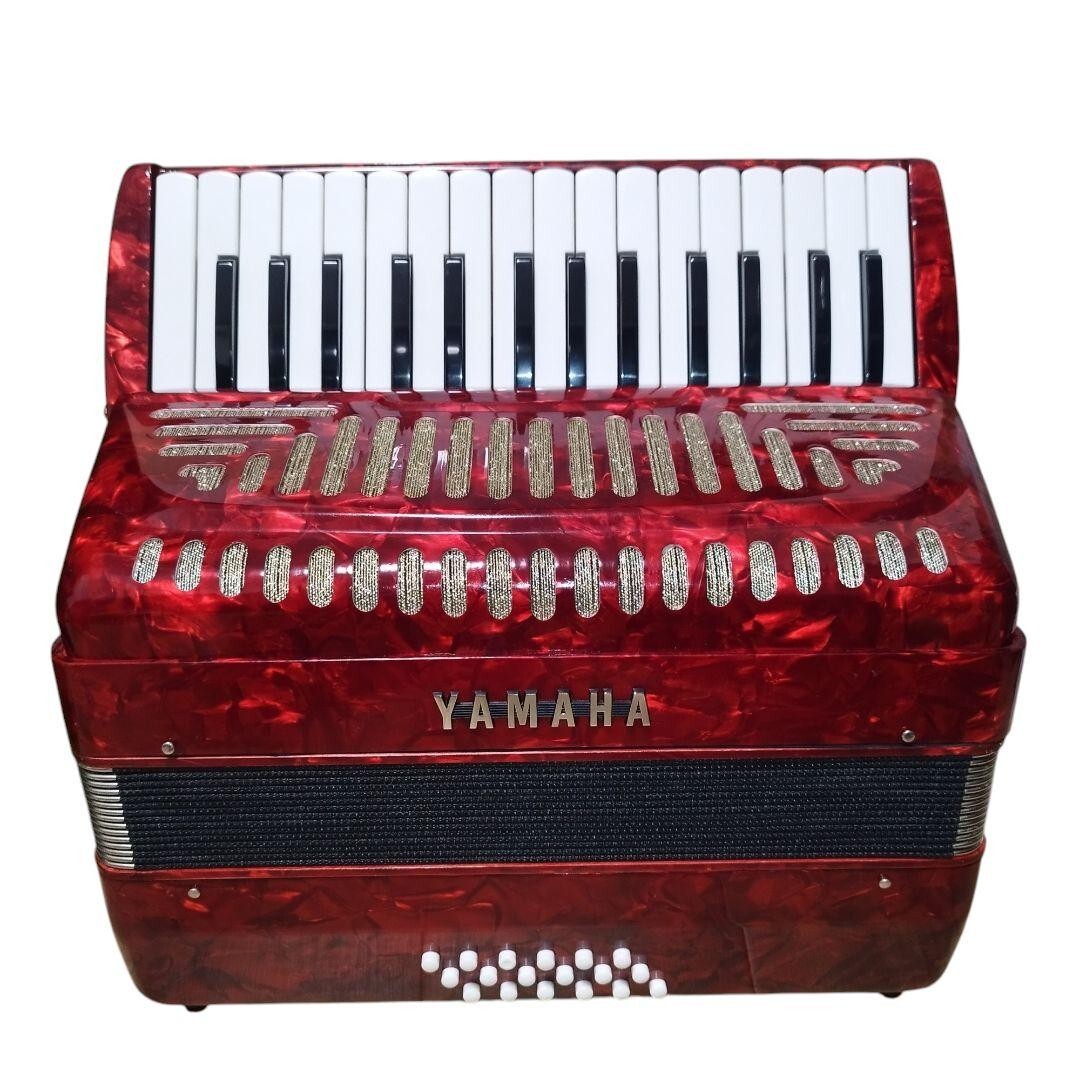 YAMAHA アコーディオン レッド カバー付き YAMAHA アコーディオン レッド カバー付き YAMAHA