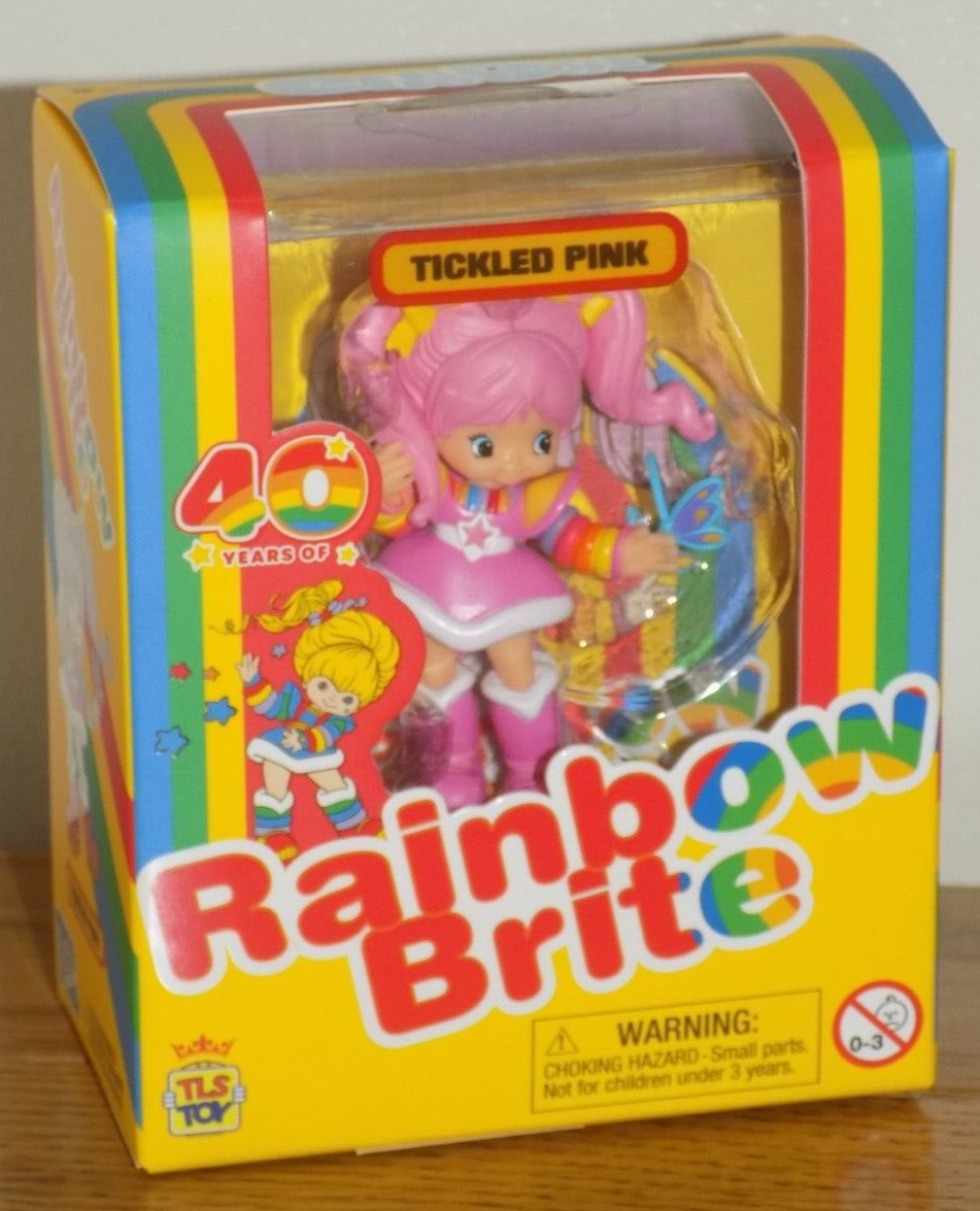 Rainbow Brite 40th Anniversary Cheebee Tickled Pink Mini Figure - BRAND NEW