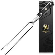 Kessaku 7" Carving & BBQ Meat Fork - Dynasty Series - HC Stainless Steel