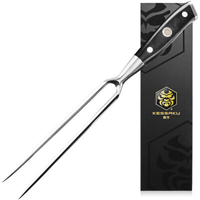 Kessaku 7'' Carving & BBQ Meat Fork - Dynasty Series - HC Stainless Steel