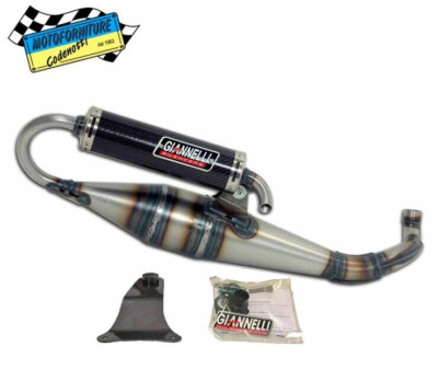 Auspuff Giannelli Shot V4 MALAGUTI F15 FIREFOX 97-09 31601V4 + GESCHENKKERZE