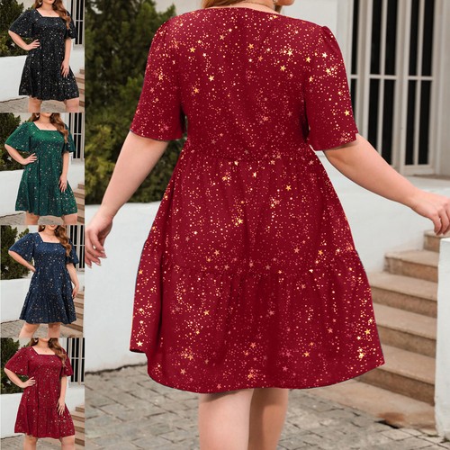 Damen Kleid Partei Klubbekleidung Hochzeit Kostüm Urlaub Kurzarm Sommer Maxi - 第 6/47 張圖片