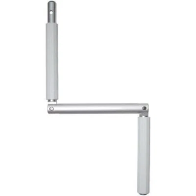 Geze OL-Knickkurbel Fz 45/32 L 345mm Aluminium silberfarbig eloxiert 056951