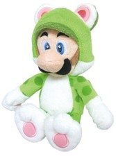 Mario Kart - Peluche Gatto Luigi 10" - Nintendo 1372 nuovo con etichetta