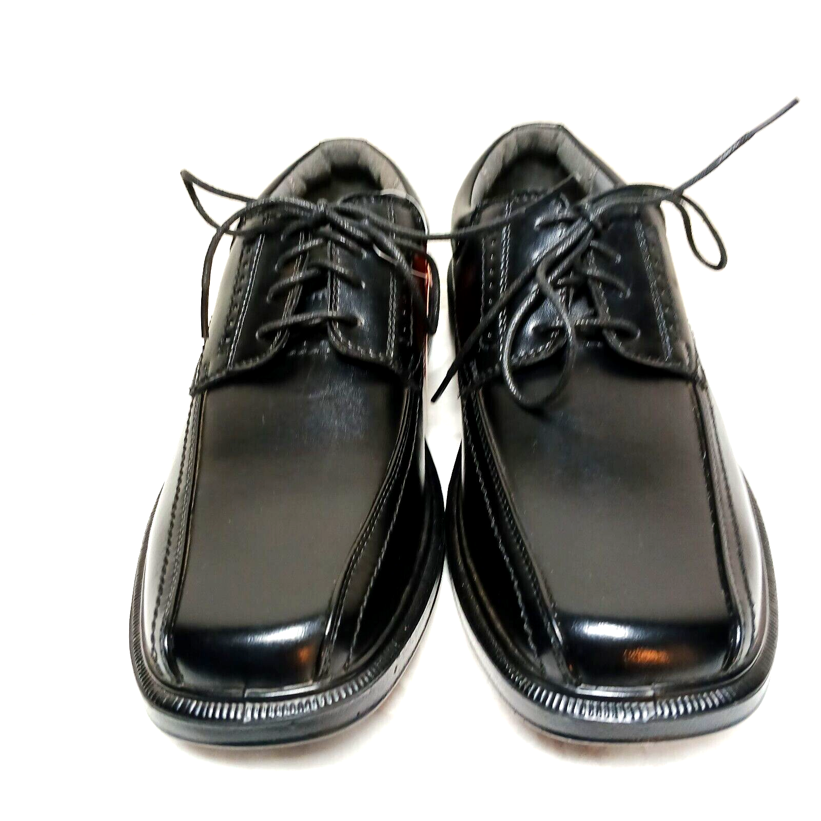 SAOLA DEER STAGS scarpe eleganti uomo Williamsburg stringate Derby taglia 8 M nere NUOVE