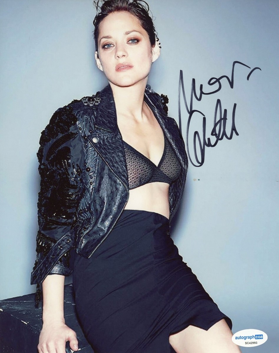 Marion Cotillard Sexy Autographed Signed 8x10 Photo ACOA | eBay