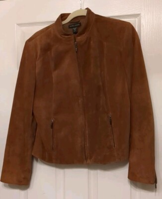 Manteau Femme En Cuir Rose Valerie Stevens - Taille S, Occasion Très Bon état