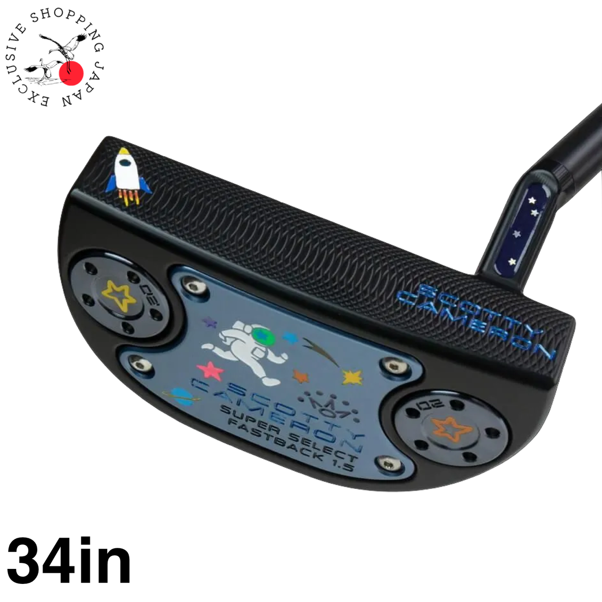 Scotty Cameron Putter Super Select Fastback 1.5 COSMO STROKE 34in