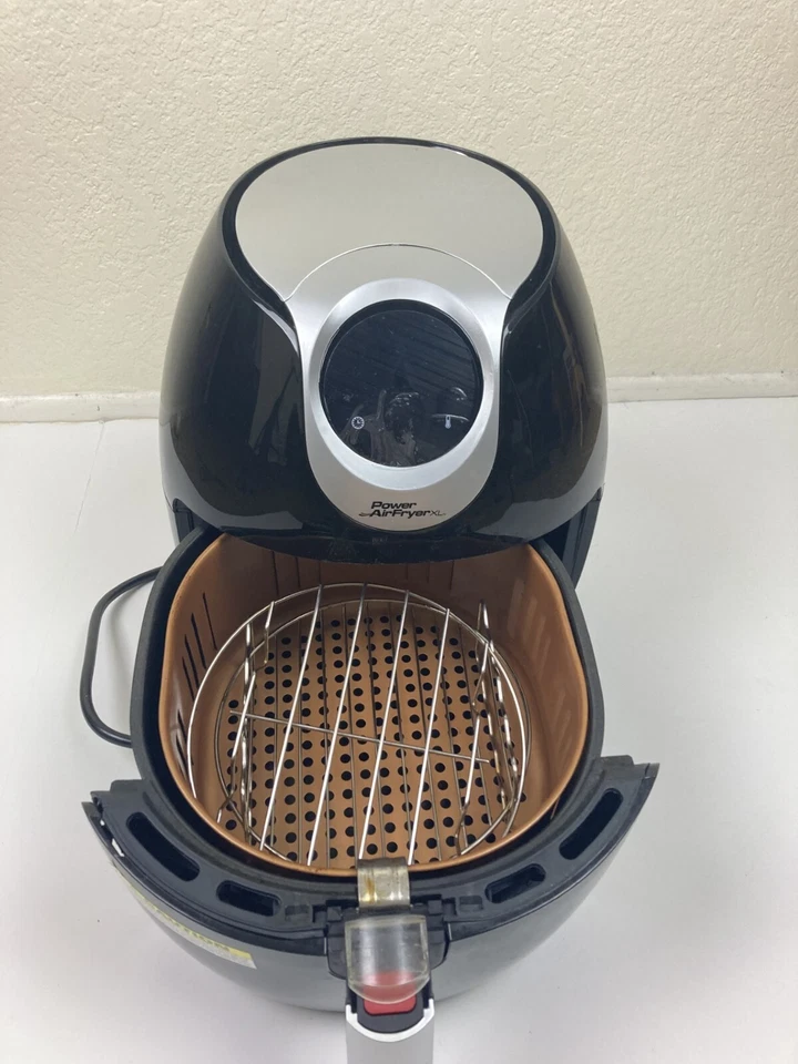 Power AirFryer XL Fortex -5.3 Qt Black with Recipe Books - Image 3 of 4