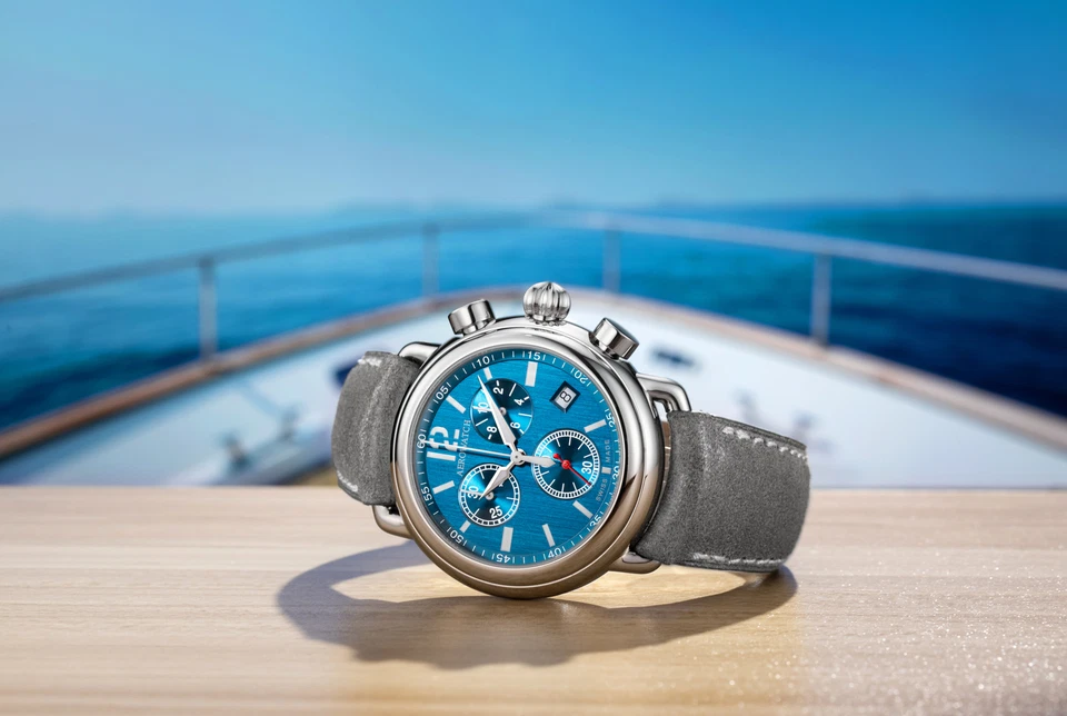 Reloj de pulsera Aerowatch 1942 para hombre A 79100 AA01 cronógrafo de cuarzo, cristal de zafiro Foto 3 de 4