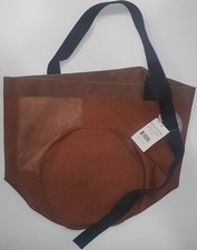 Mustang 1444 Canvas Feed Bag Brown w/ Vent Holes