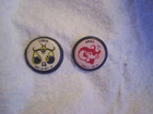 2- PUFFY MAGNETS ARIES LIBRA HONG KONG Size-1 3/8",Zodiac,Astrology, L.I. LTD. — photo 1