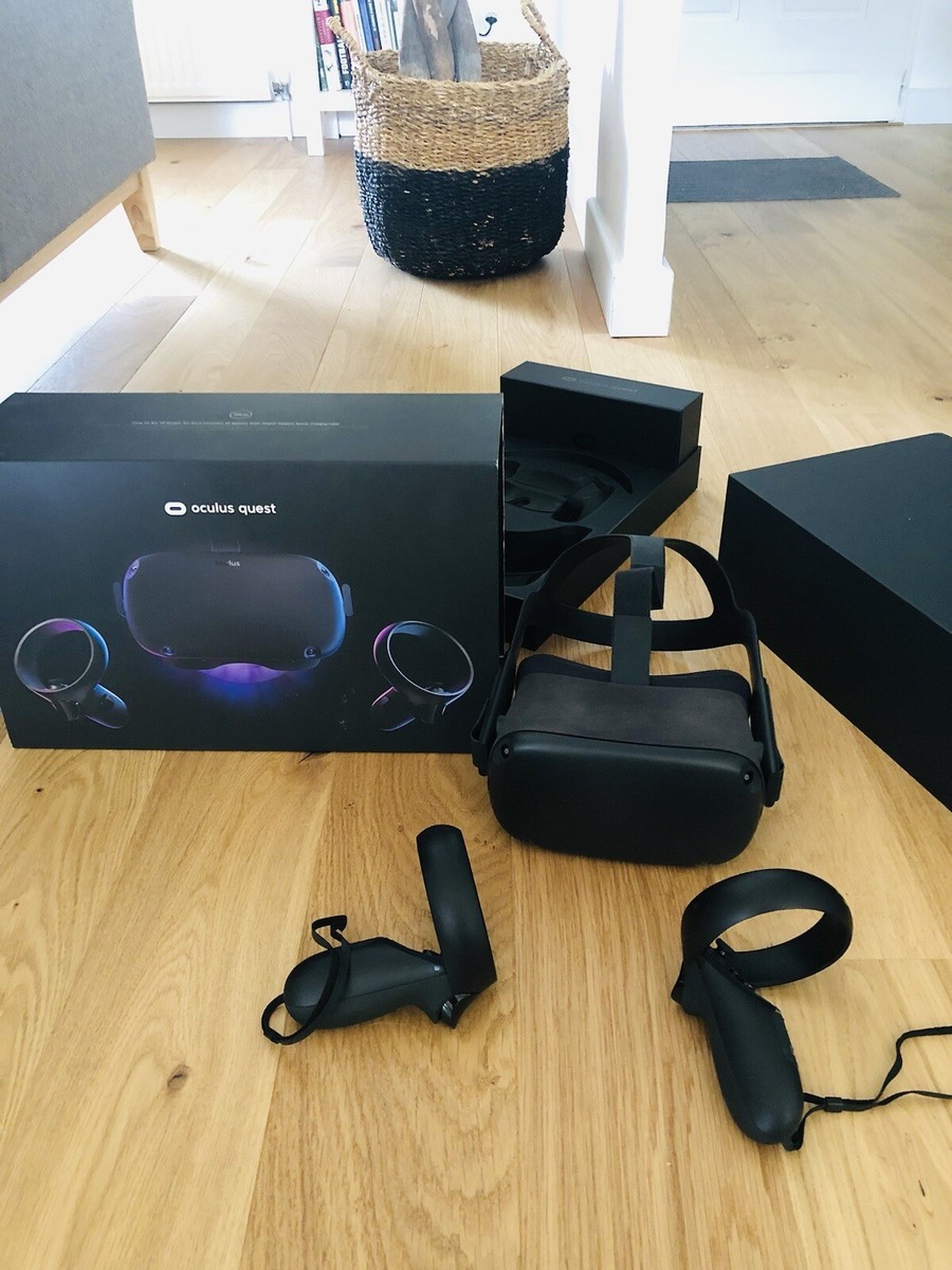 Oculus Quest 64 GB Virtual-Reality-Headset Schwarz In OVP (Gebraucht - Foto 7