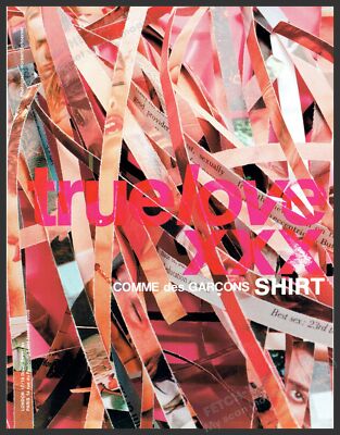 Comme des Garcons 2000s Print Advertisement 2005 Shirt Shredded
